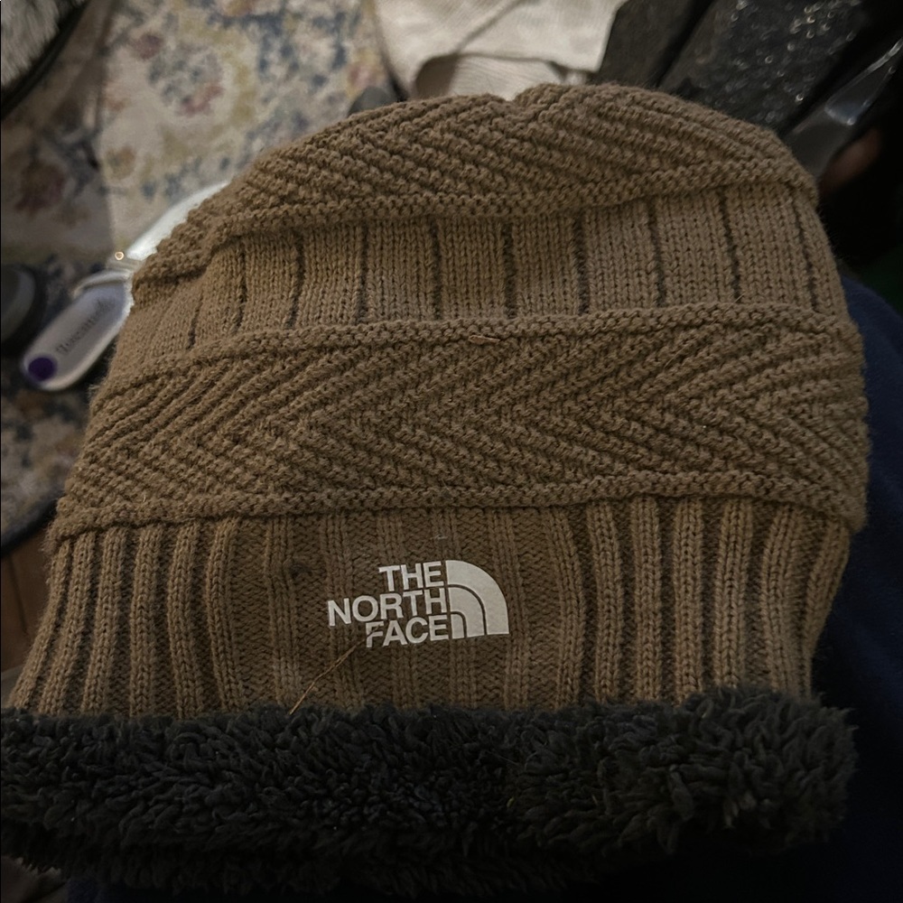 The North Face Tan Knit Beanie